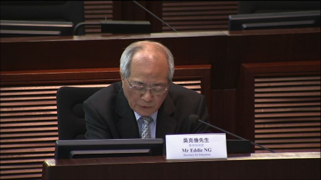 吳克儉：認為學校過分操練是侮辱教育專業