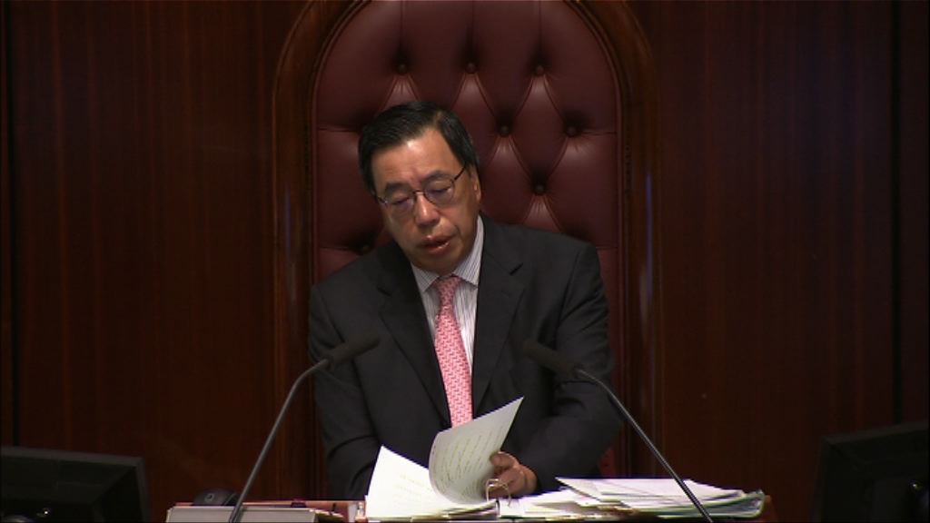 梁君彥料周四表決預算案