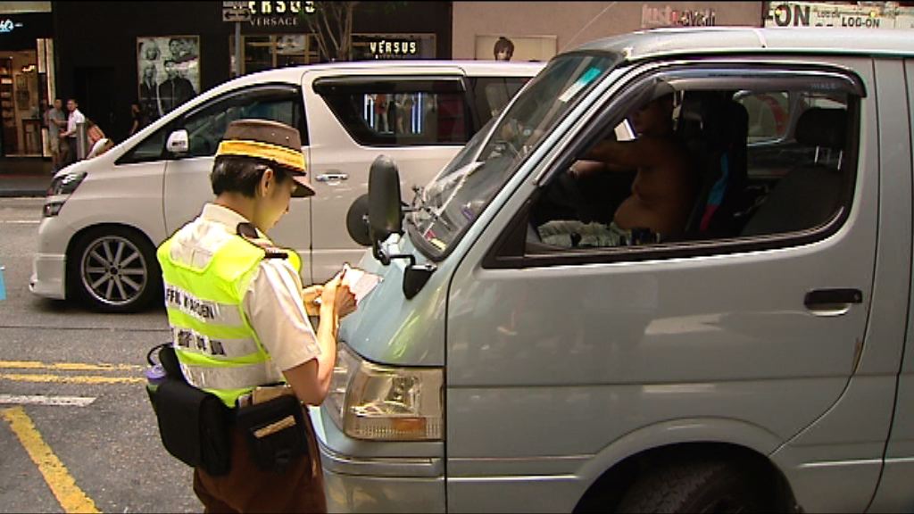 立法會通過調高五項交通違例定額罰款