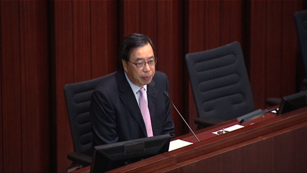 梁君彥當選立法會主席　涂謹申0票3白票