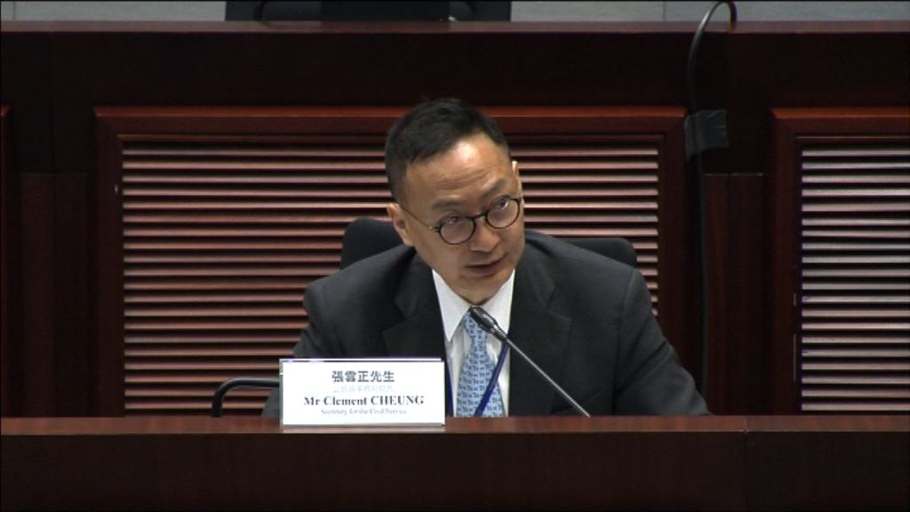 張雲正：公務員加薪幅度難以方程式計算