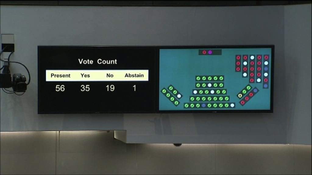 一地兩檢條例草案下月6日恢復二讀辯論