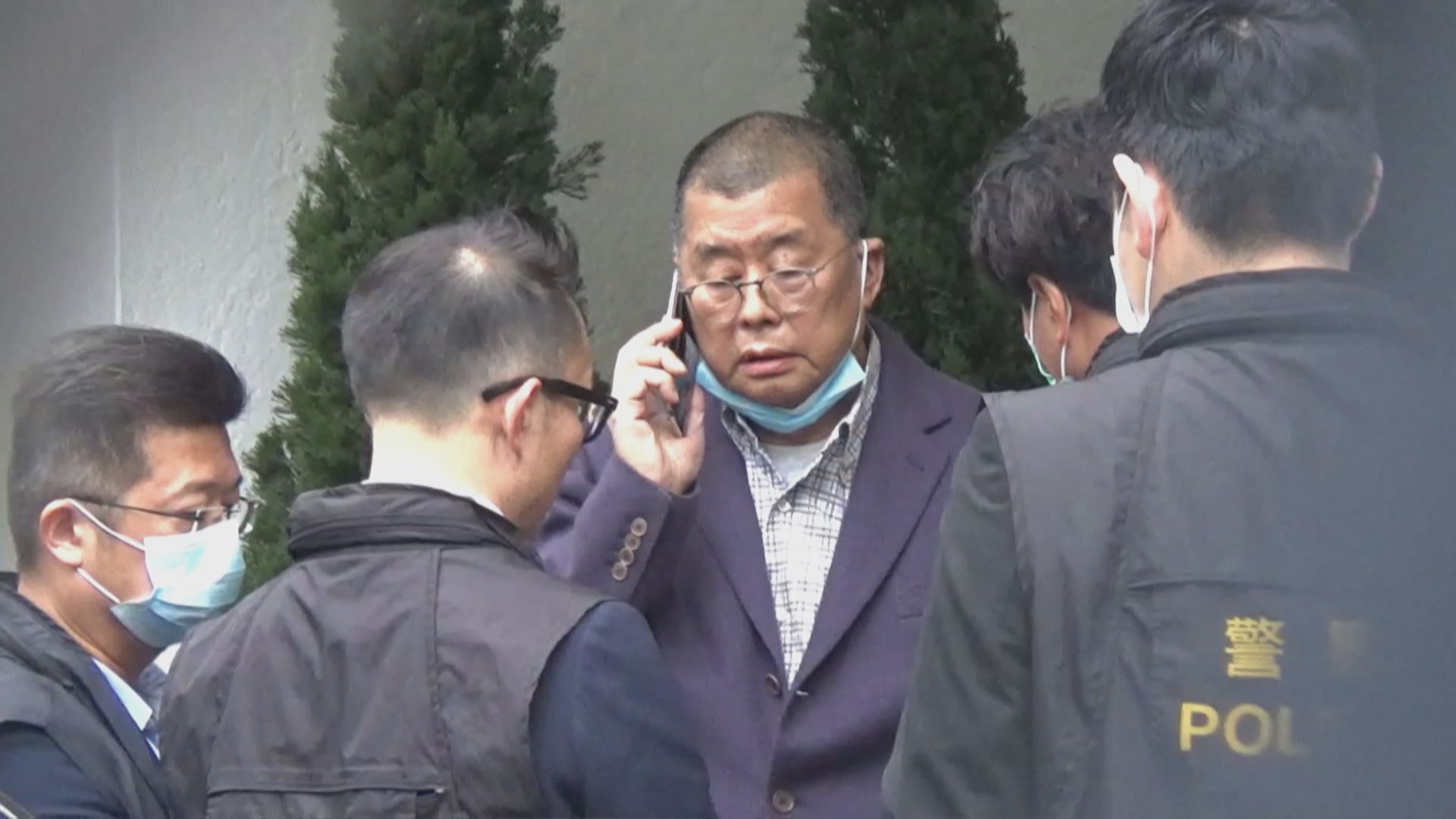 黎智英、李卓人及楊森被捕　警方曾稱宗教遊行不獲豁免