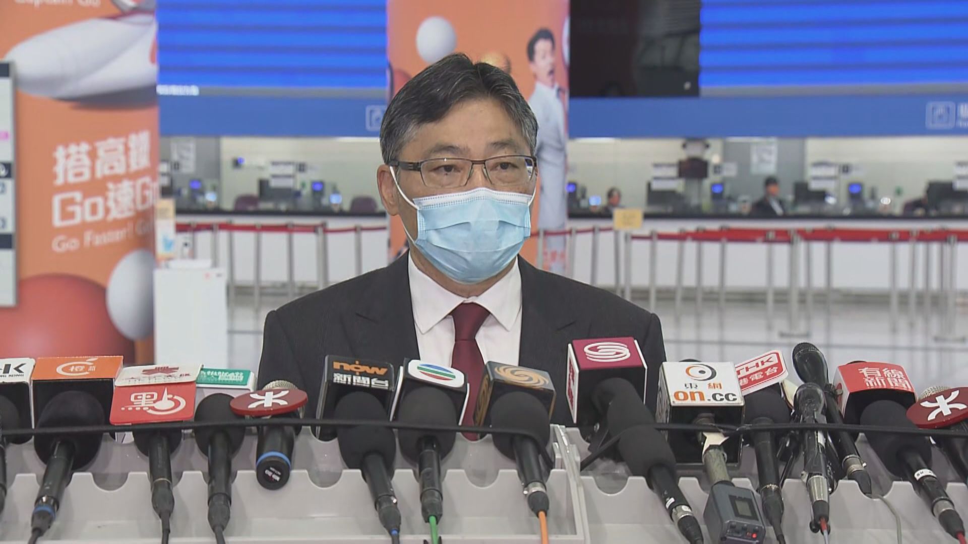 林世雄：高鐵長途列車復運未有時間表