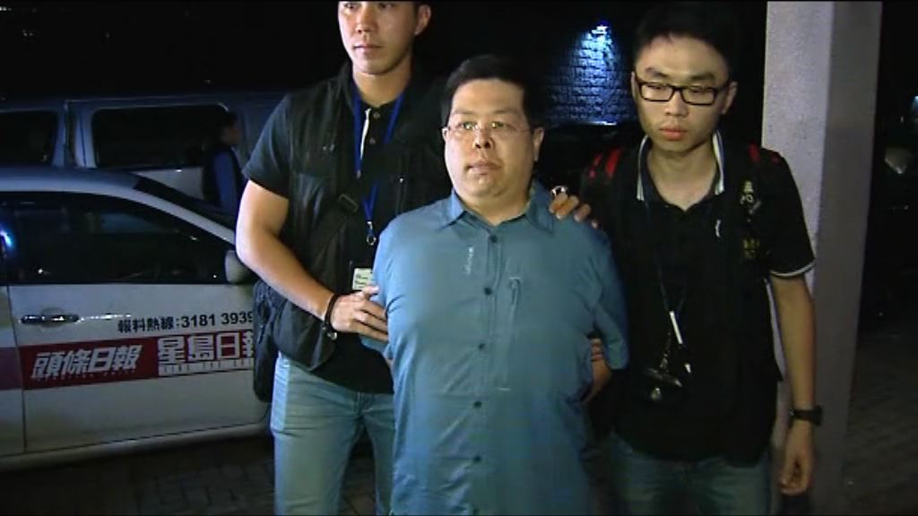 林子健涉誤導警務人員被捕