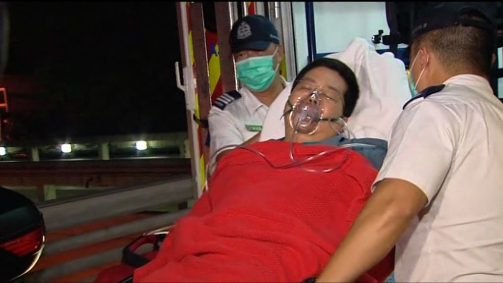 林子健報稱不適送院　治理後轉送內科病房