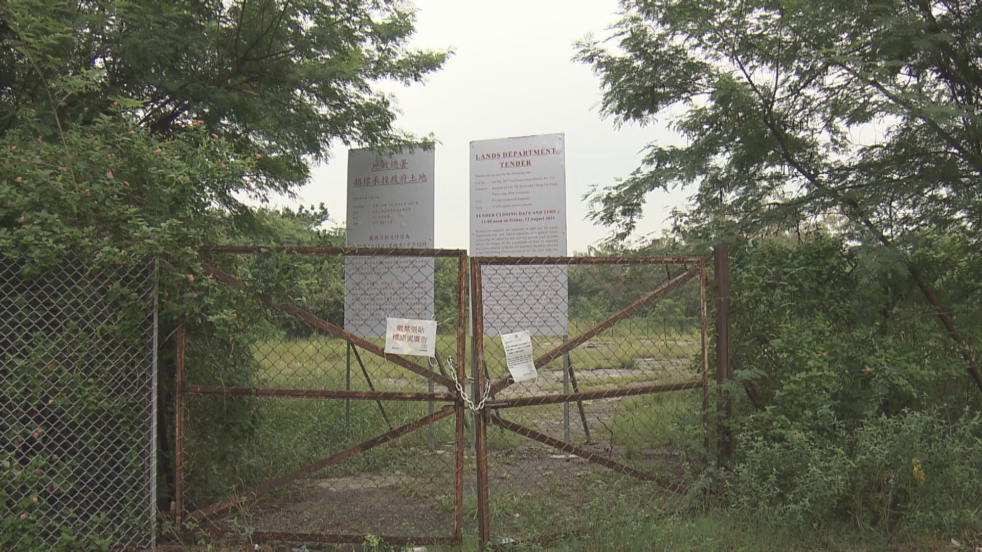 元朗中小型住宅地中午截標