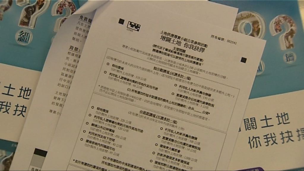 土地供應大辯論展開次階段公眾諮詢