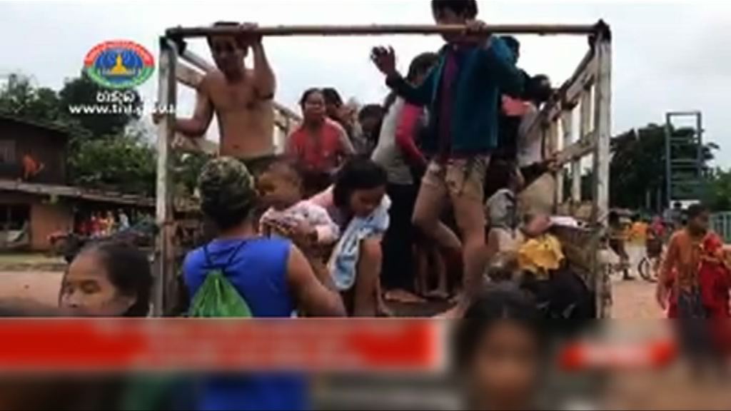 老撾水壩崩塌事故仍有數千人被困