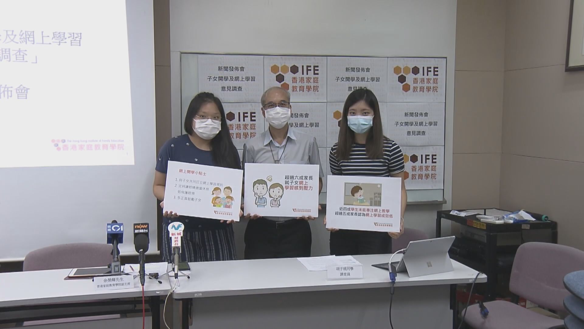 調查發現兩成半家長對子女開學感到非常大壓力