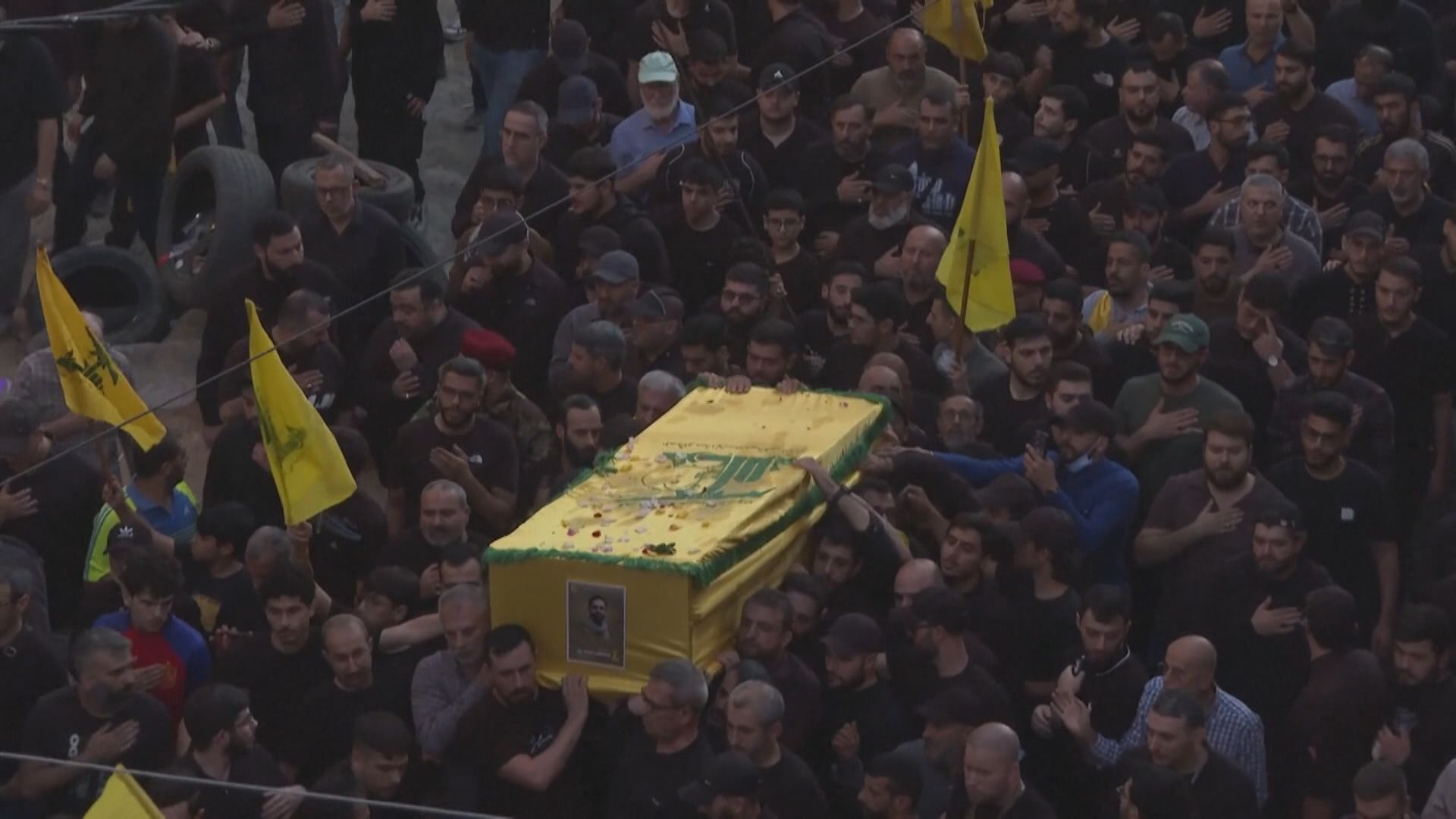 黎巴嫩真主黨總參謀長塔巴塔拜出殯