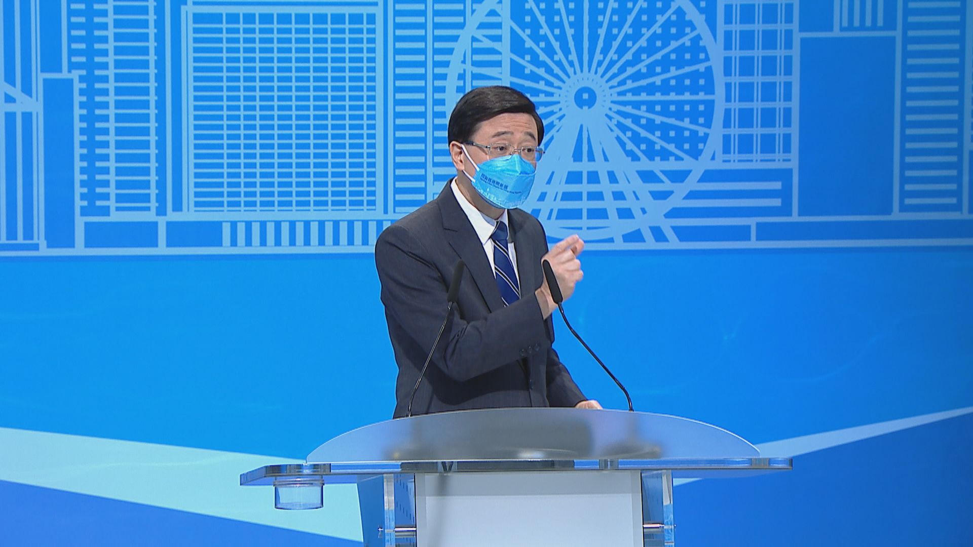 李家超稱若成功當選會首先處理與內地通關的可行性