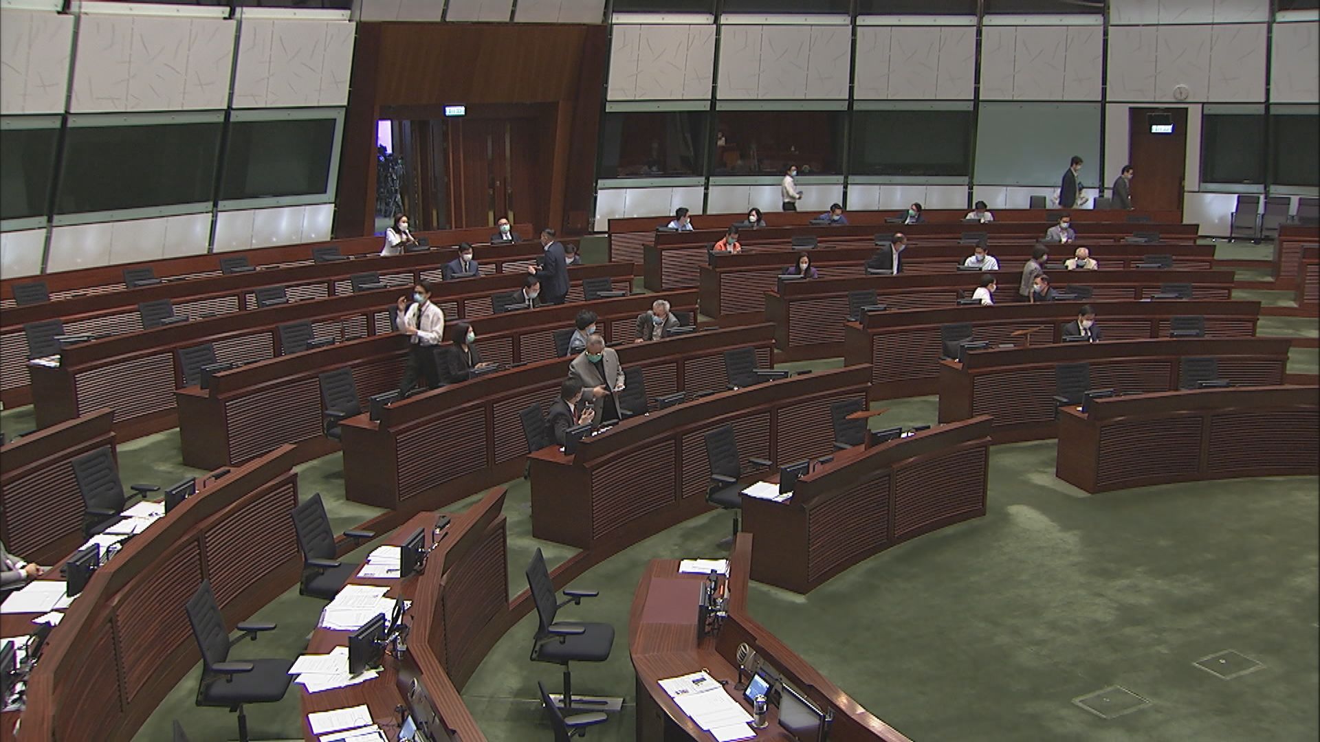 立法會會議因人數不足流會