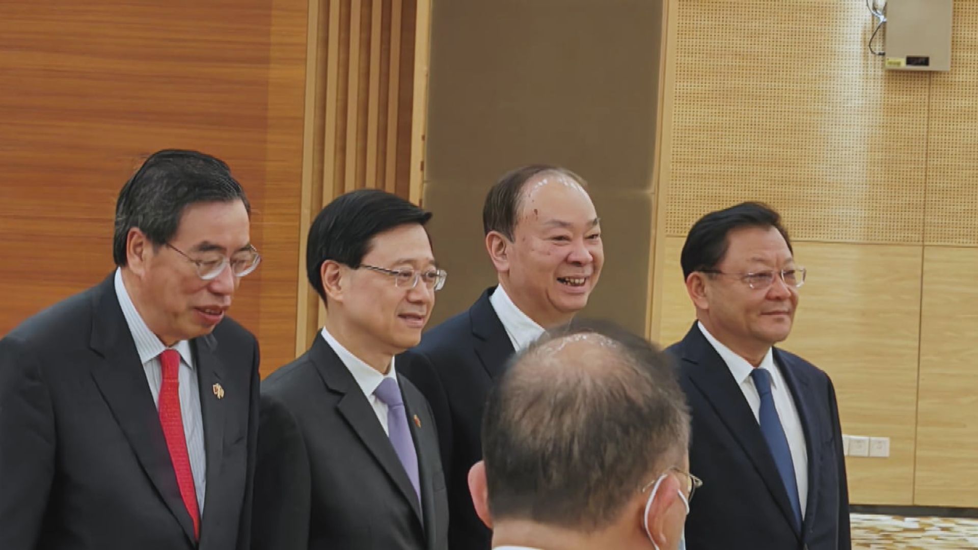 大灣區訪問團最後一日與黃坤明等官員會面