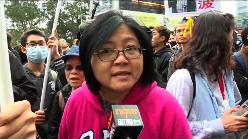 支聯會遊行　參與者指港人應守護核心價值