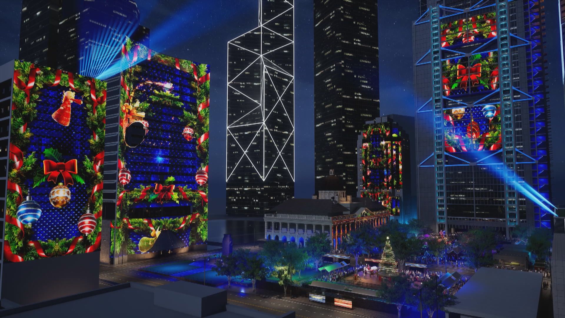 旅發局辦投影光影演出　八幢地標建築下周五閃耀中環