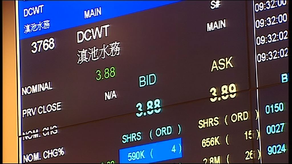 【首掛潛水】滇池水務：對業務前景仍有信心