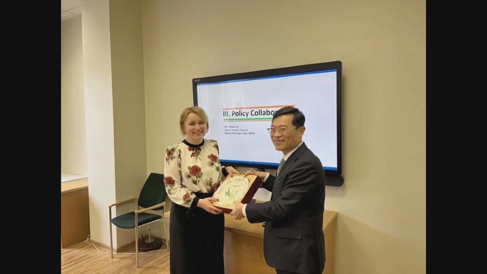 立陶宛經濟暨創新部官員周日率團訪台四天