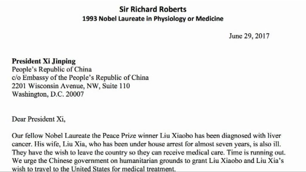 154名諾貝爾獎得主致函習近平