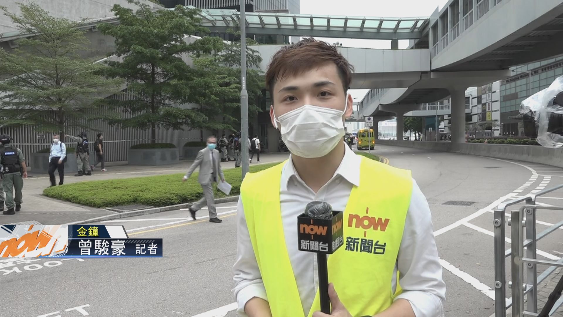 今日恢復二讀國歌法　警方於立法會及政總一帶加強布防