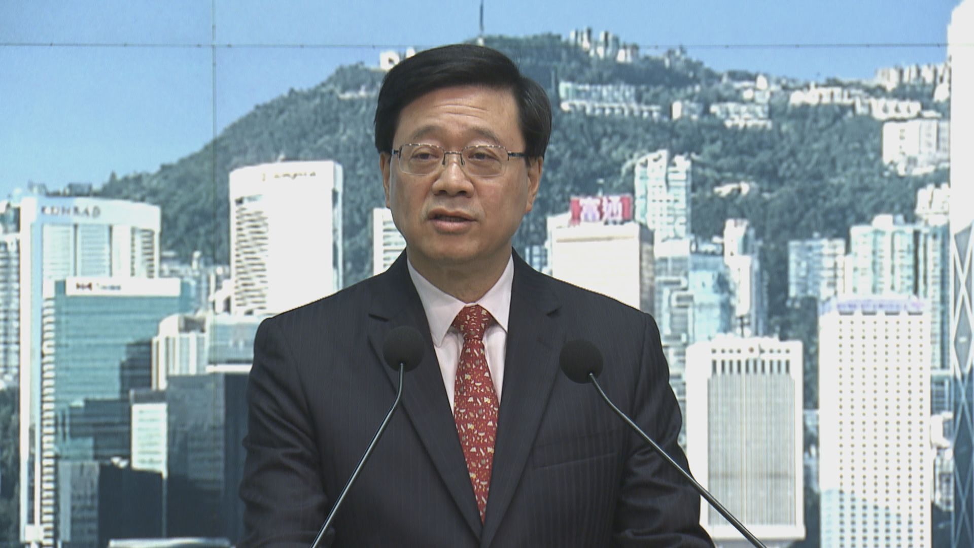 【足本全片】李家超行會前見記者