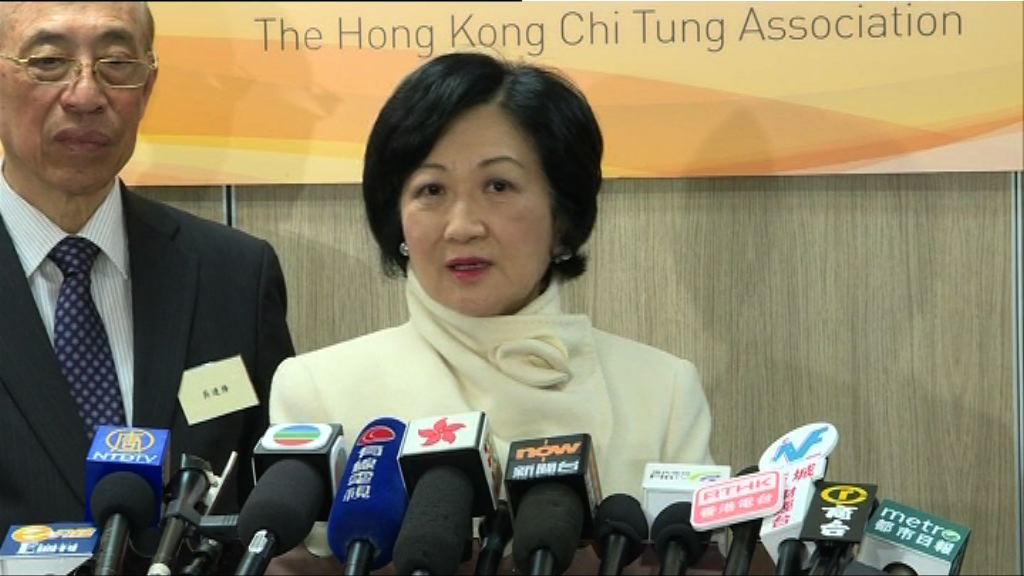 梁國雄參選　葉劉淑儀指不會影響自己選情