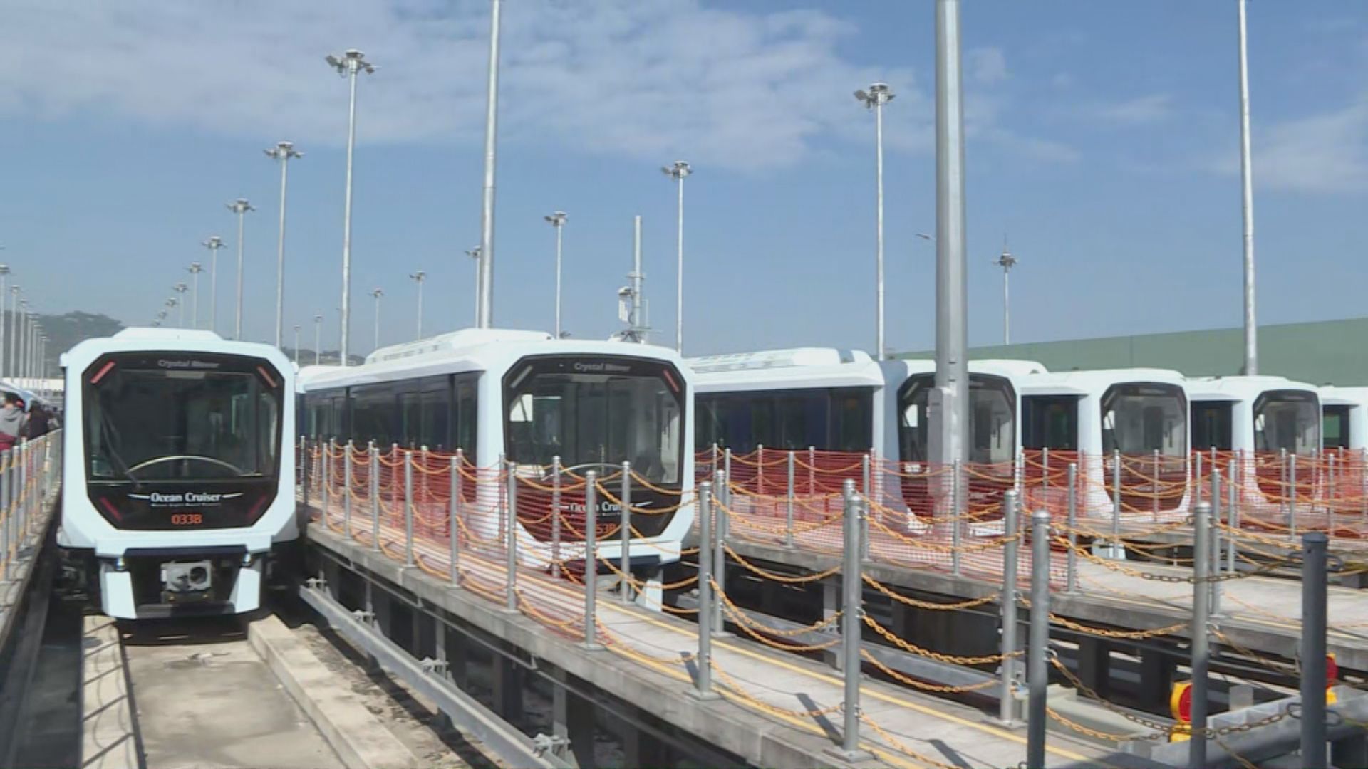 澳門輕軌列車開通　連接氹仔客運碼頭至海洋花園
