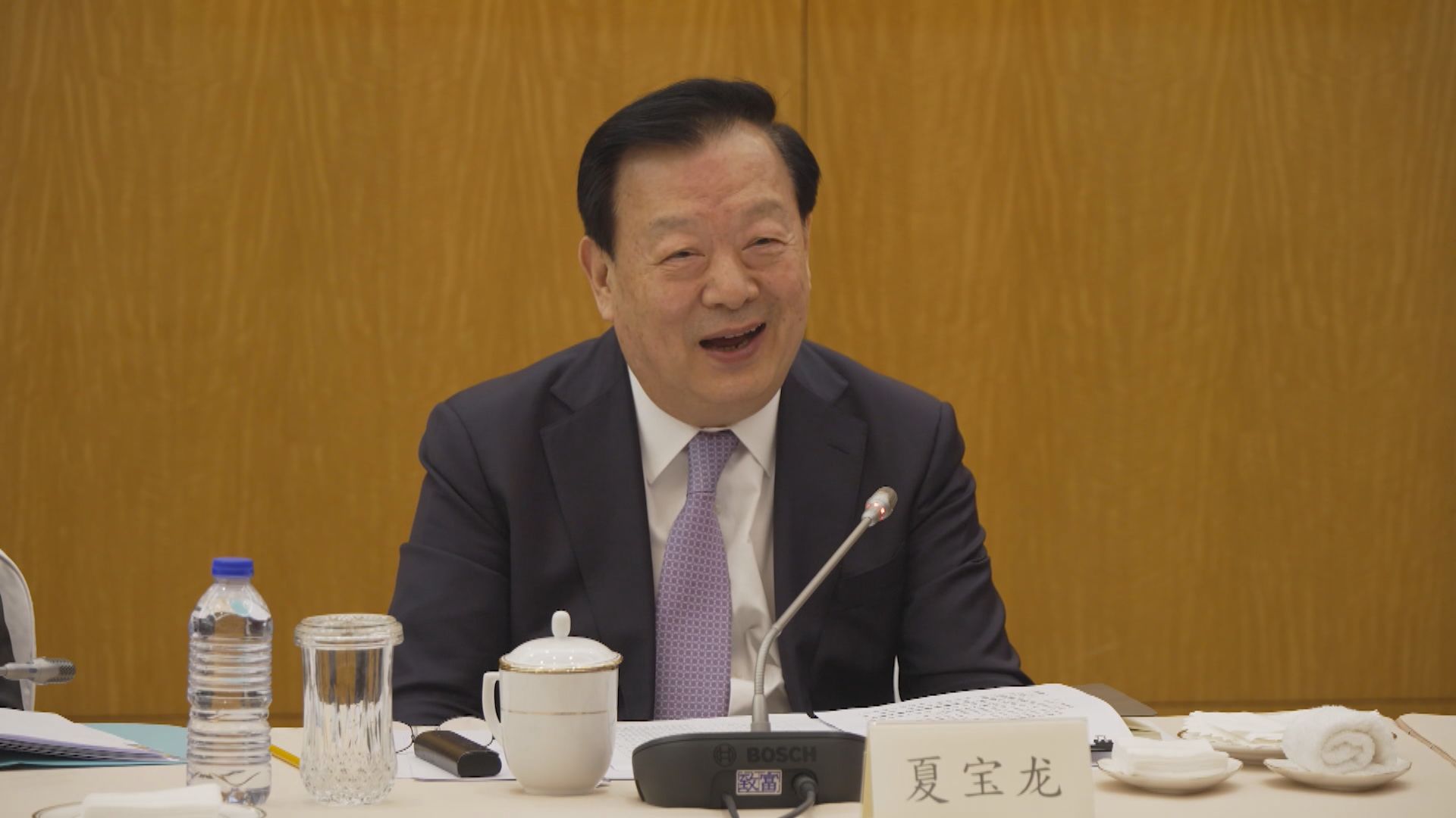 澳門調研｜夏寶龍說要進一步優化行政立法關係