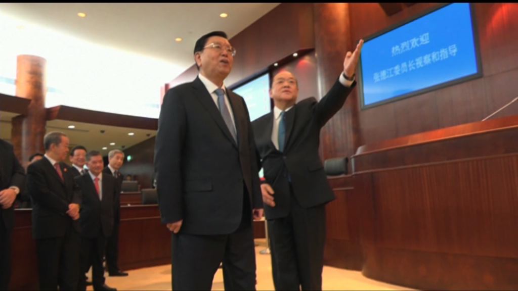 張德江：議員要忠於就職誓言