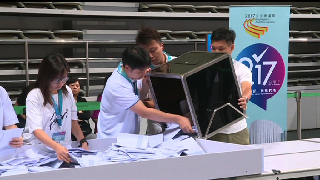 澳門立法會選舉投票結束