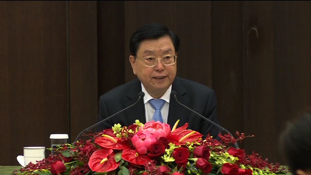 張德江：須提高學生對思潮認知　免隨波逐流