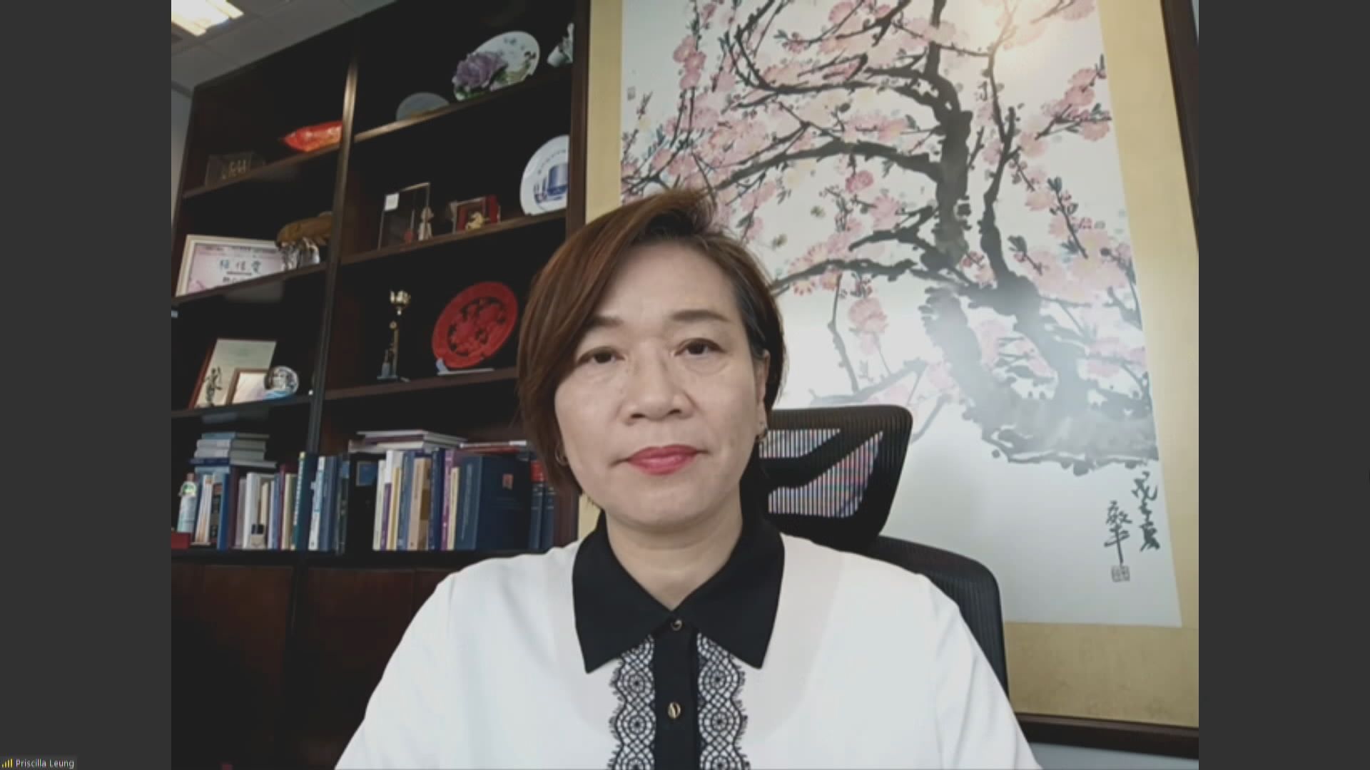 梁美芬：司局長到立會前廳與議員交流可助議員解釋政策