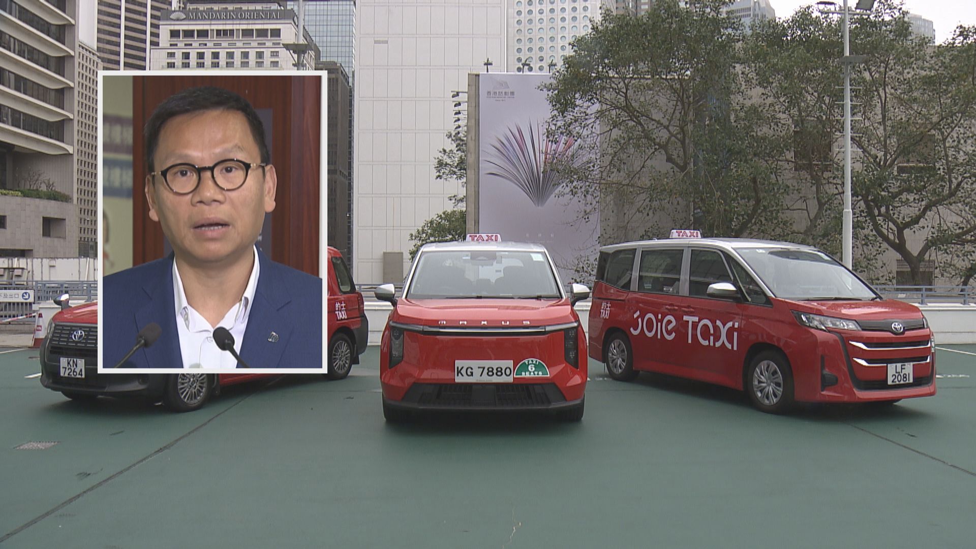 的士車隊車輛數量仍不達標　陳恒鑌指受經營環境與人手所限