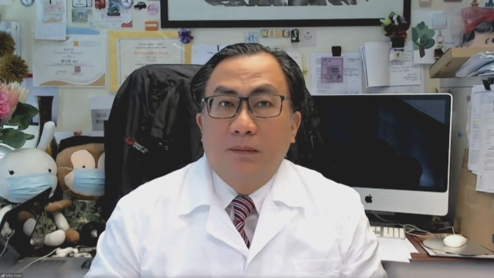 關日華：有空間調低疫苗通行證至五歲以下