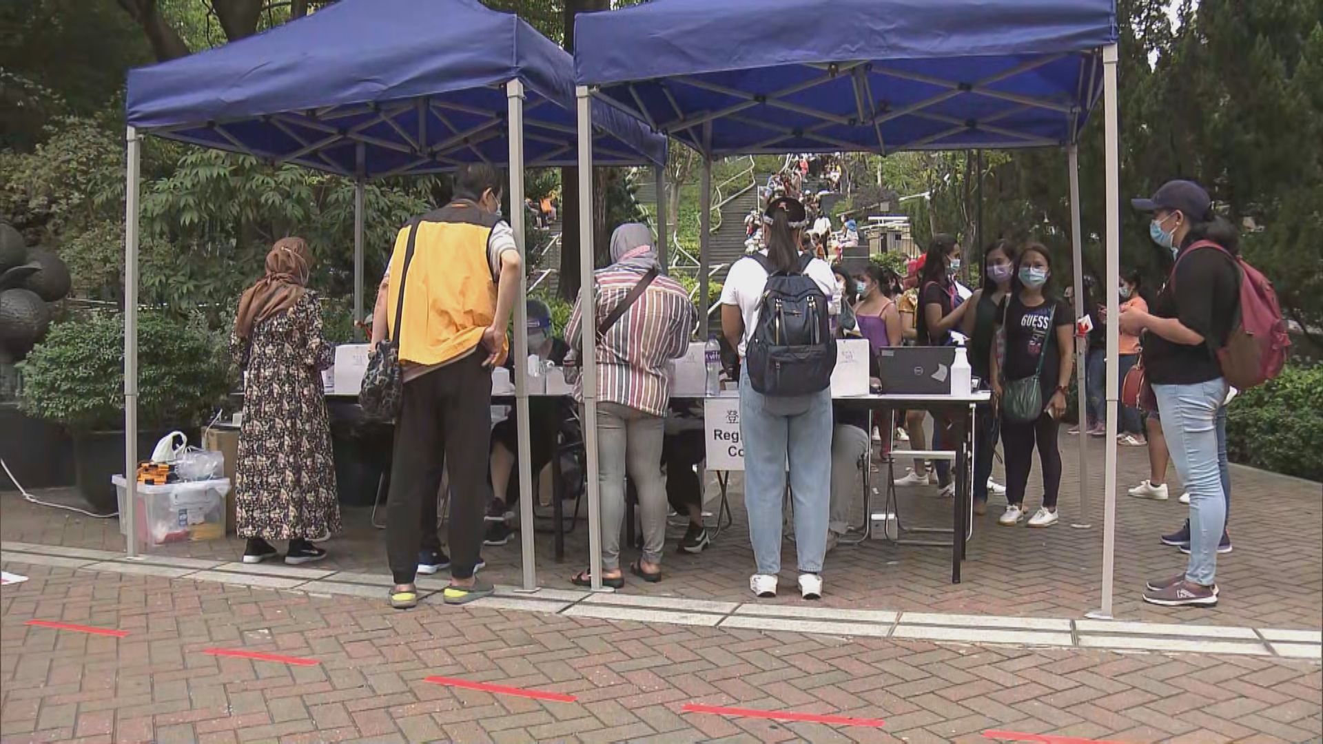 近34萬名外傭已接受檢測　約4萬名外傭接種兩劑新冠疫苗