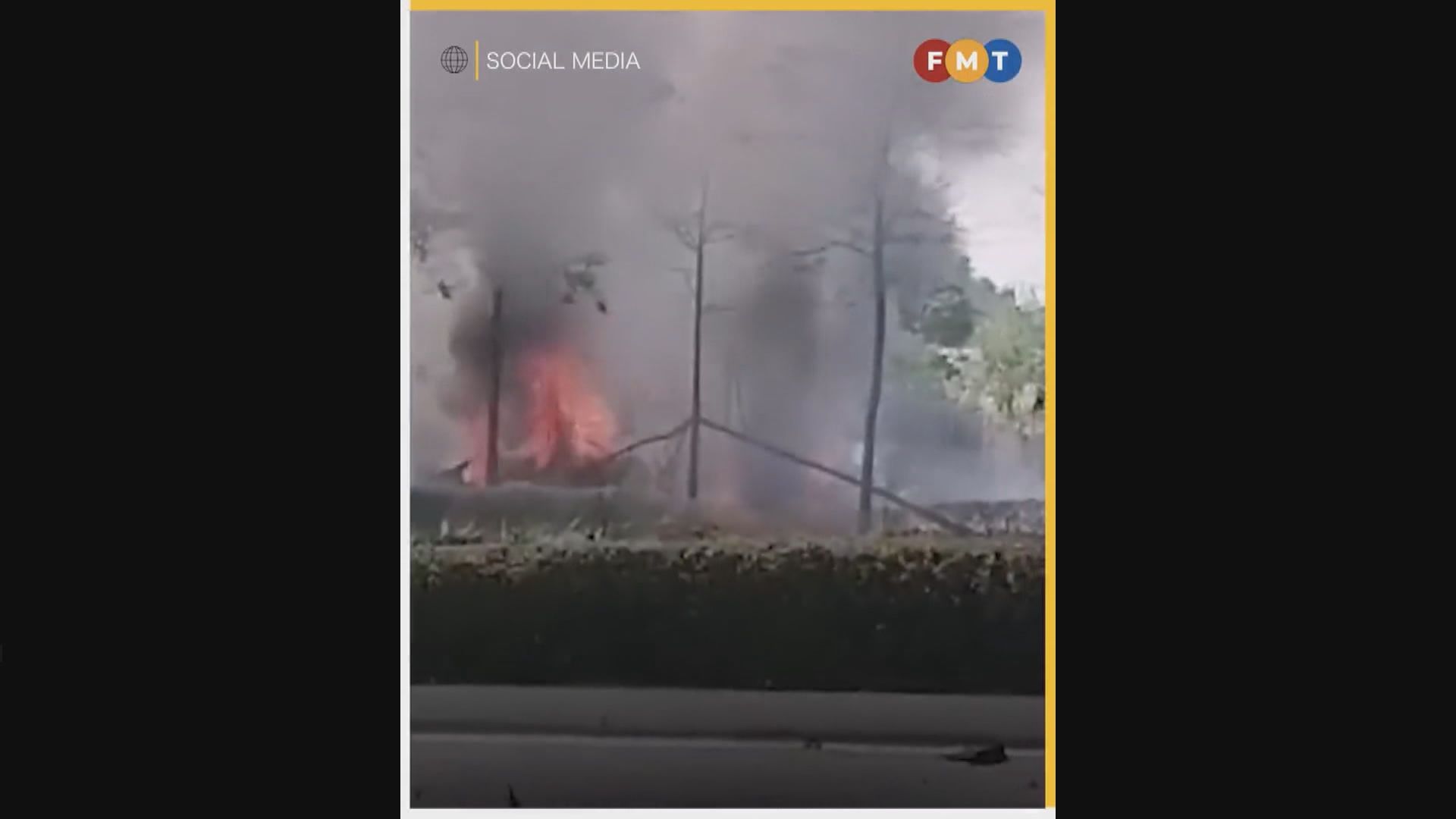 馬來西亞西南部有小型飛機墜毀 至少兩人死亡