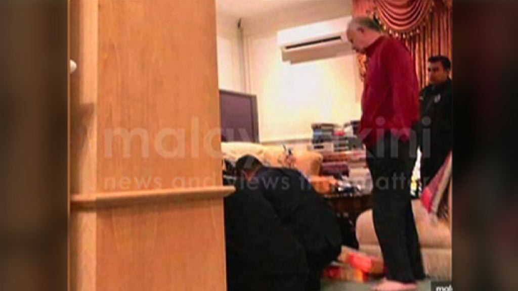 大馬前總理納吉布對搜查感困擾