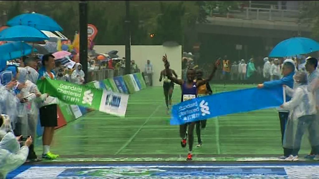 肯尼亞男選手包辦全馬冠亞