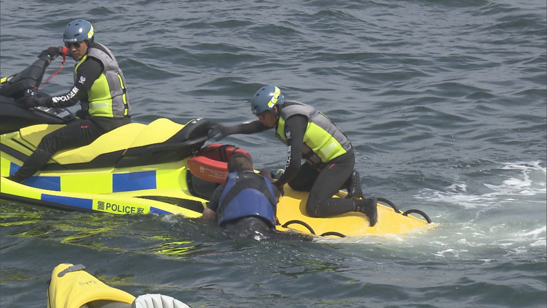 水警進行水上電單車試驗計劃 協助淺水區及海灘等救援