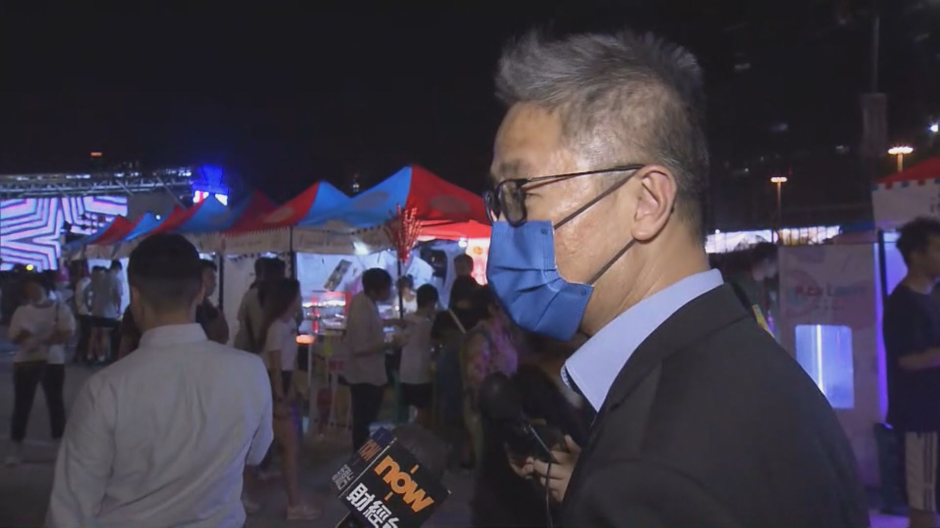 灣仔海濱夜市煙花期間停開　蕭澤頤：為公共安全著想