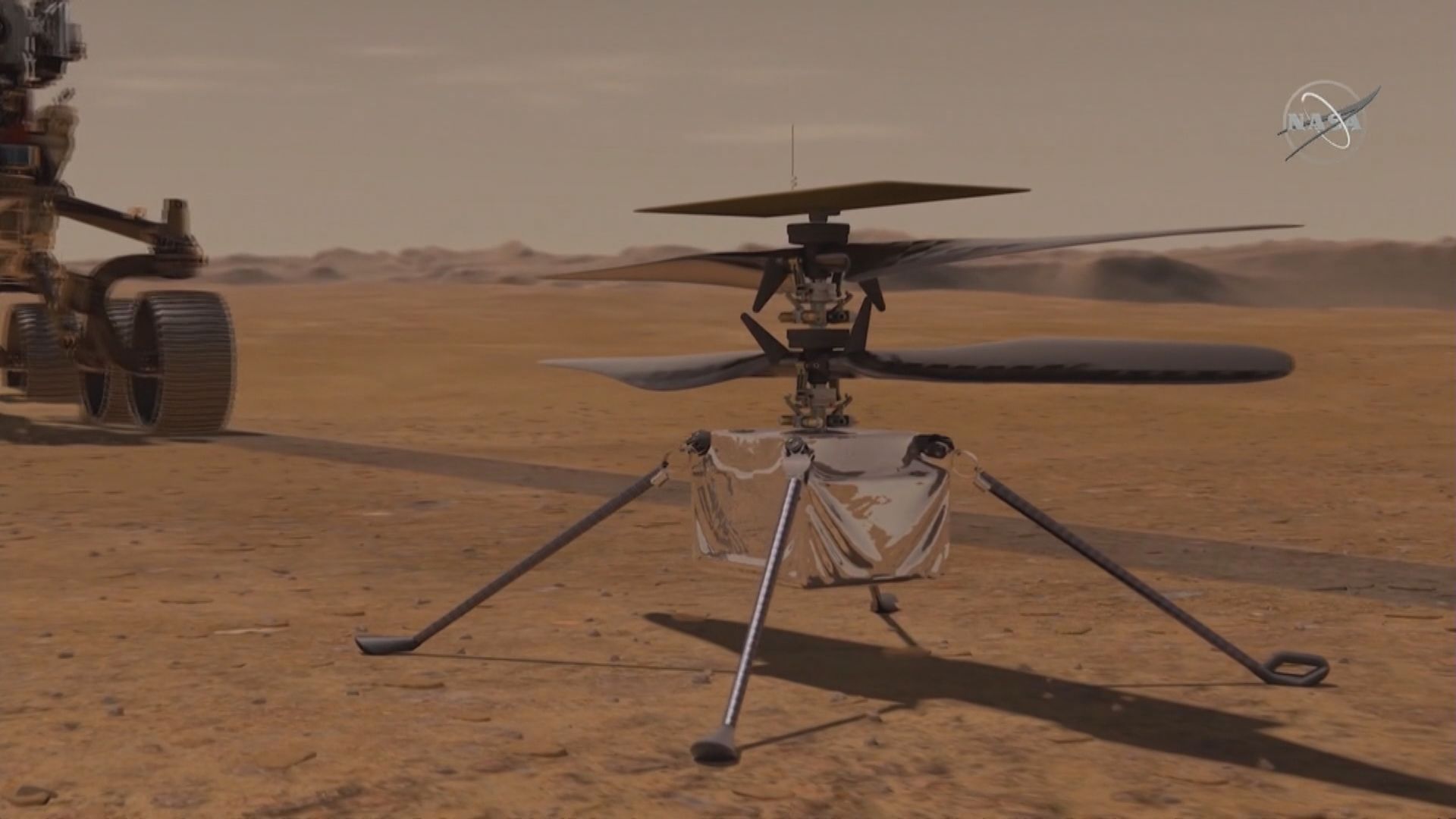 美國太空總署：火星首次直升機飛行推遲進行