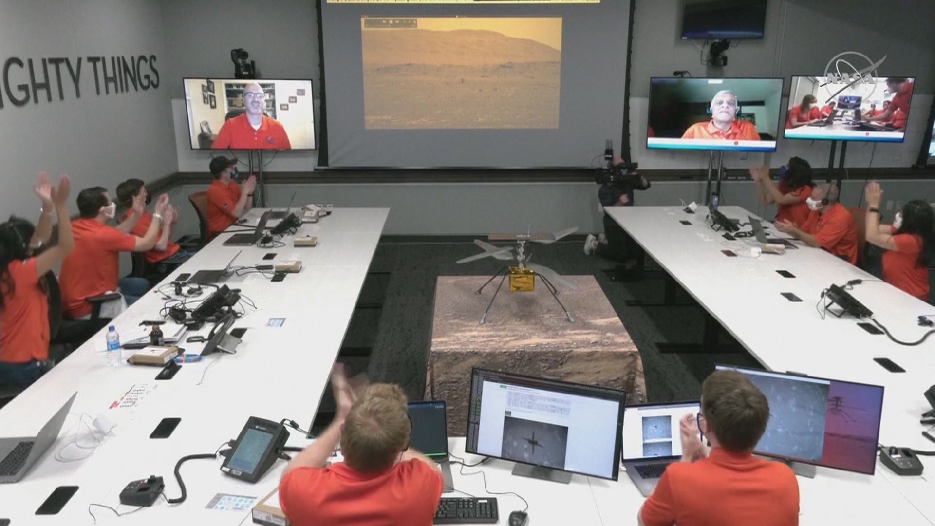 首架火星無人直升機機智號成功首飛