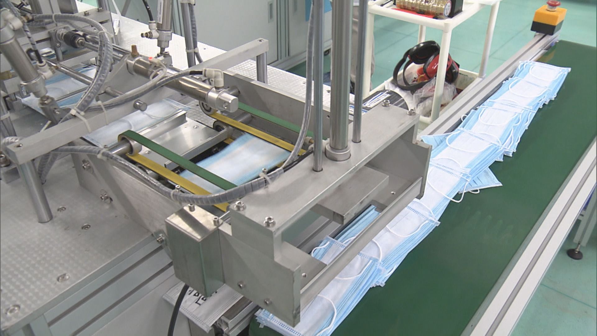 政府批出本地口罩生產資助計劃首兩條生產線