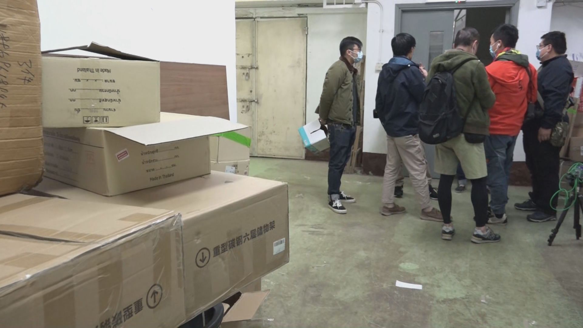 油塘貨倉二萬五千個口罩被盜