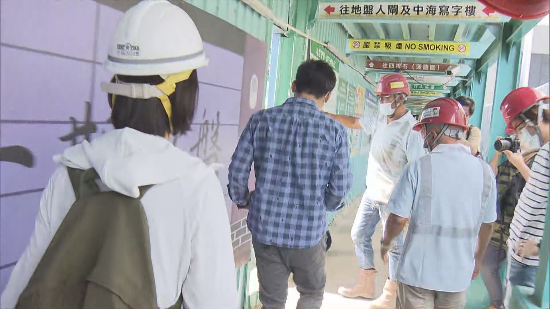 錦上路站柏瓏I施工出錯　屋宇署到場視察