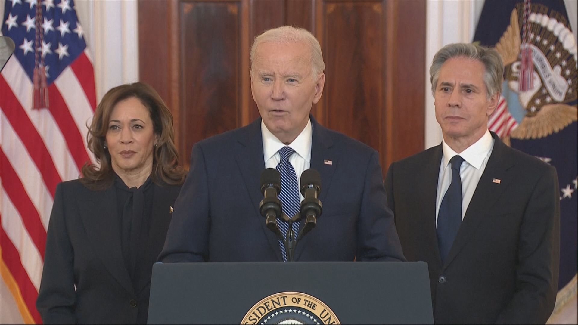 美國兩屆班子合作推動加沙停火　記者追問功勞誰屬　拜登︰你講笑？