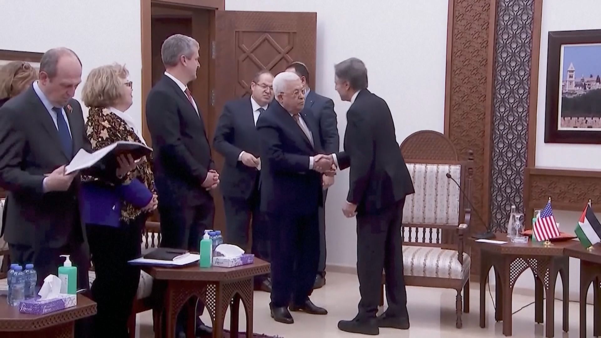 美國國務卿結束訪問中東　委派兩官員協助緩和以巴局勢