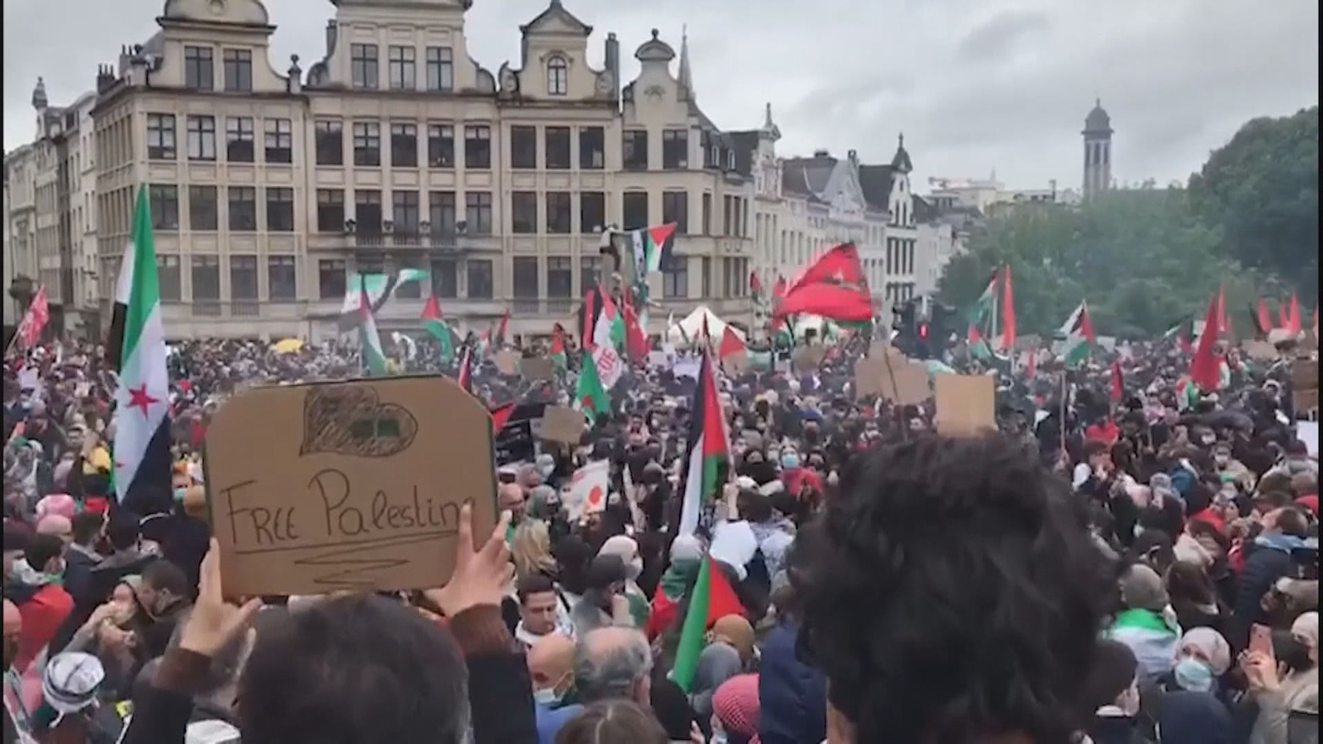 歐洲多國有抗議以色列空襲加沙示威