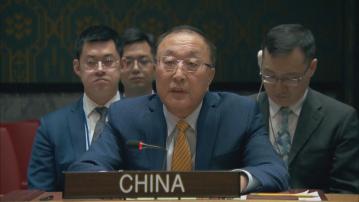 張軍指美國日前空襲伊敘為中東製造新動盪