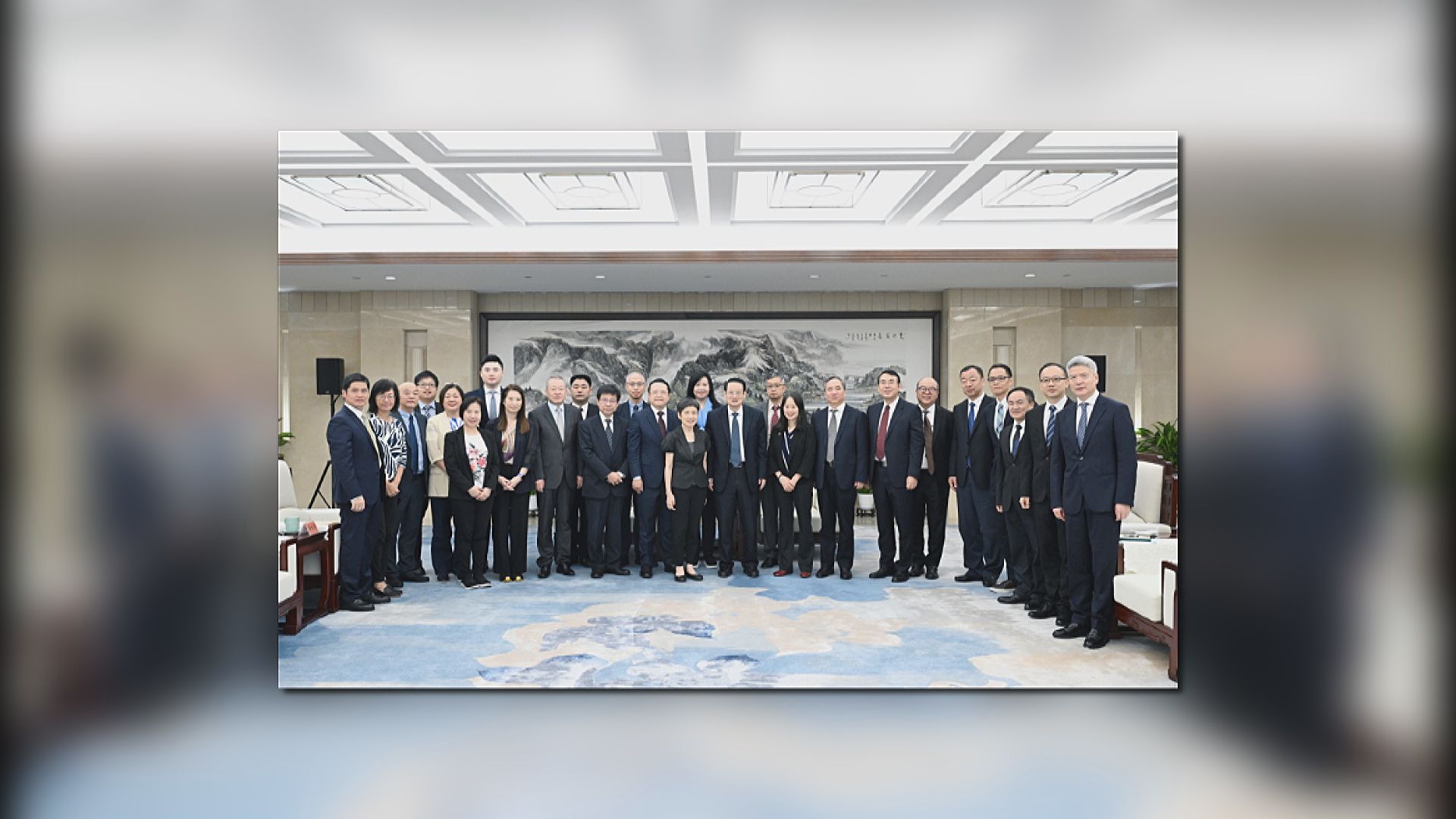 浙江省委書記在杭州會見香港傳媒高層參訪團